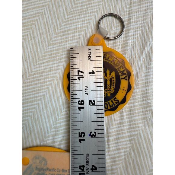 Vintage US Naval Academy Beat Army Pinback Button Goat, Decal, and Keychain - Picture 6 of 8